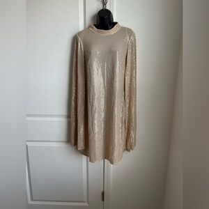 Glamour Gold Sequin dress
